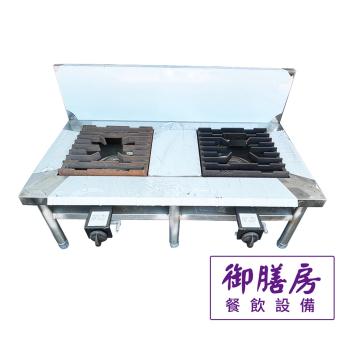 不鏽鋼雙口簡易高湯爐(矮) 