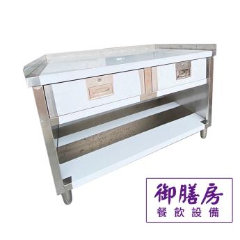 【客製】不鏽鋼抽屜工作桌