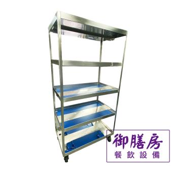  【客製】不鏽鋼層架推車