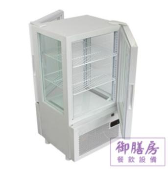 直立四面玻璃(前後開門) 冷藏展示櫃
