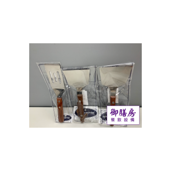 木柄平鏟67.75mm/銅鑼燒鏟/鐵板鏟/3孔小煎鏟
