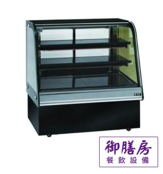 瑞興 圓玻彩玻蛋糕展示櫃 4尺/5尺/6尺/8尺