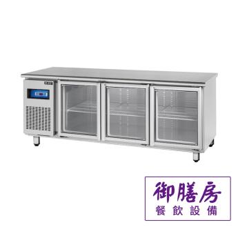 瑞興 玻璃式餐飲工作台冰箱
