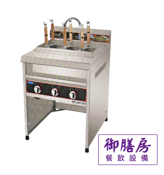 六孔落地型電力煮麵機